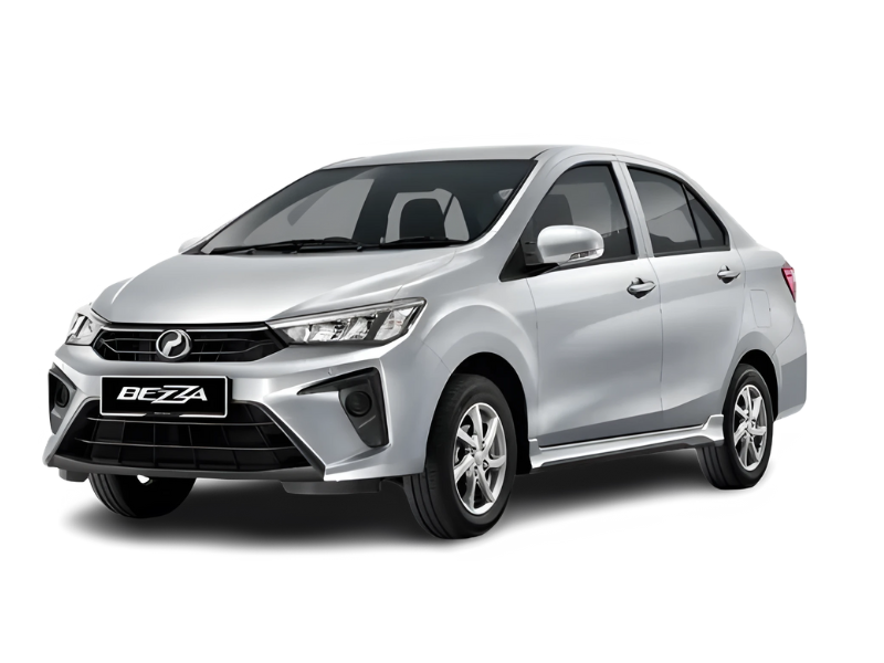 Perodua Bezza executive sedan.